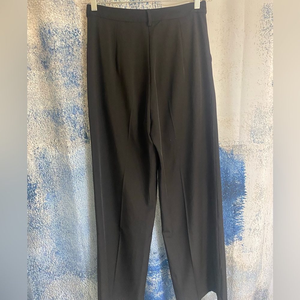 High waisted black trouser